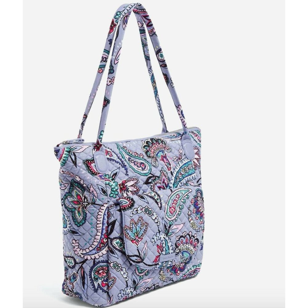 NWT Vera Bradley Carson North South Tote Bag - Makani Paisley